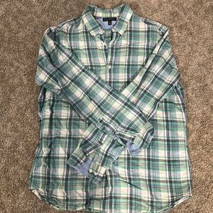 Banana Republic Casual Linen Buttondown